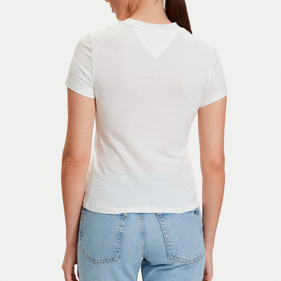t-shirt-en-maille-fine-avec-logo-ondule t-shirt-en-maille-fine-avec-logo-ondule