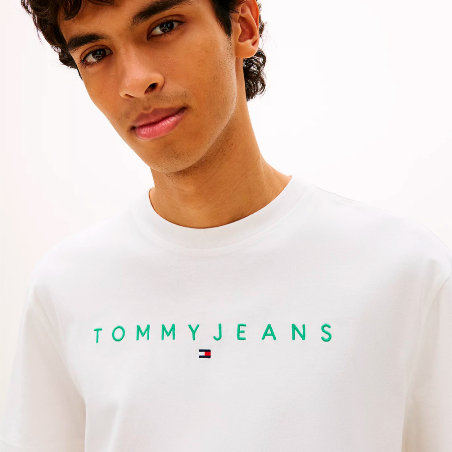 t-shirt-in-maglia-con-logo-lineare-ricamato