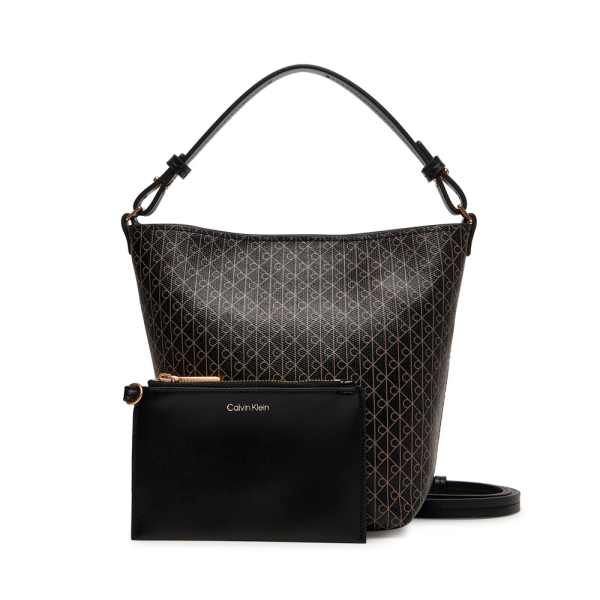 Calvin Klein Sac seau orn du logo emblmatique - U Noir- Ref 77 €