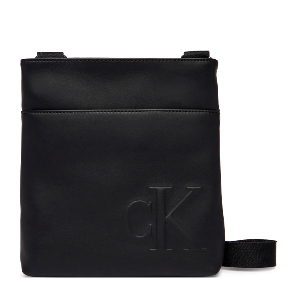 Calvin Klein SAC BANDOULIRE BOLD FLATPACK - U Noir- Ref 56 €