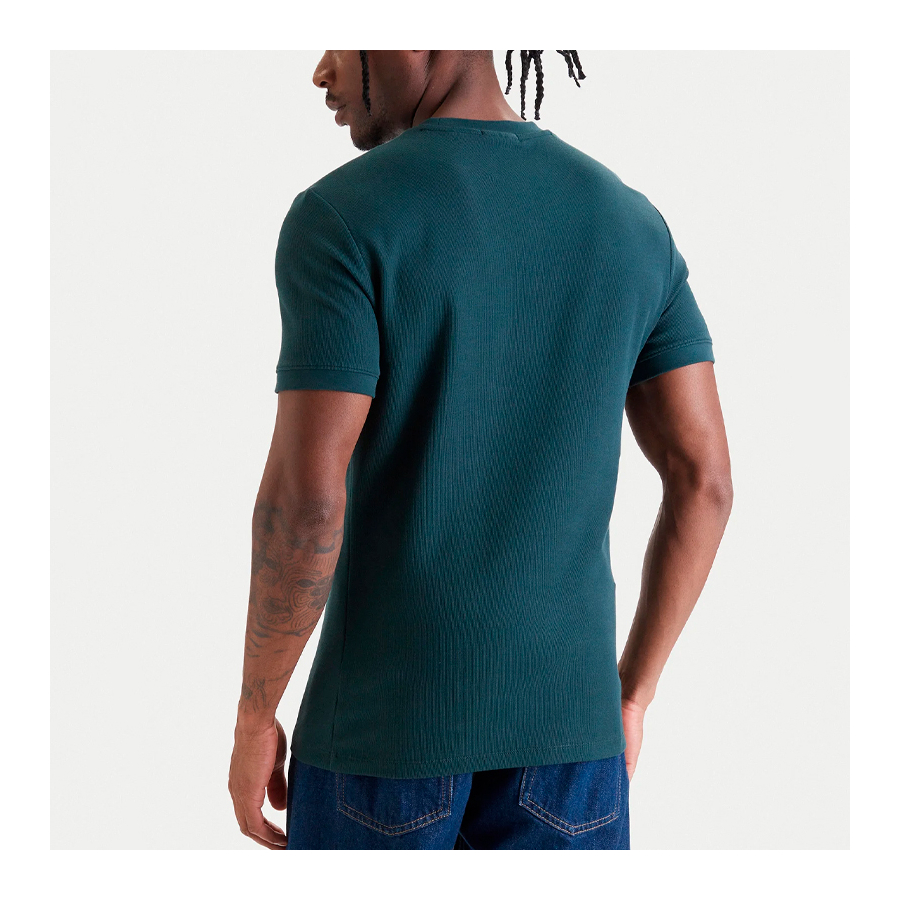 camicia-girocollo-slim-micro-waffle