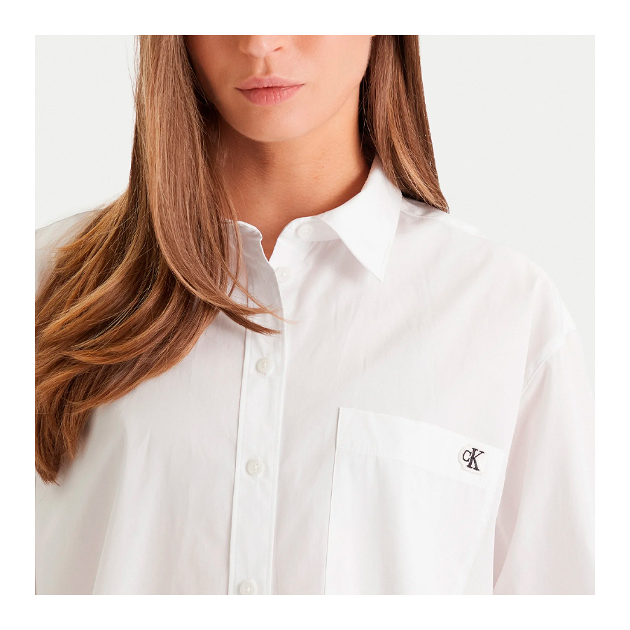 chemise-en-pop-line-de-coton-decontractee