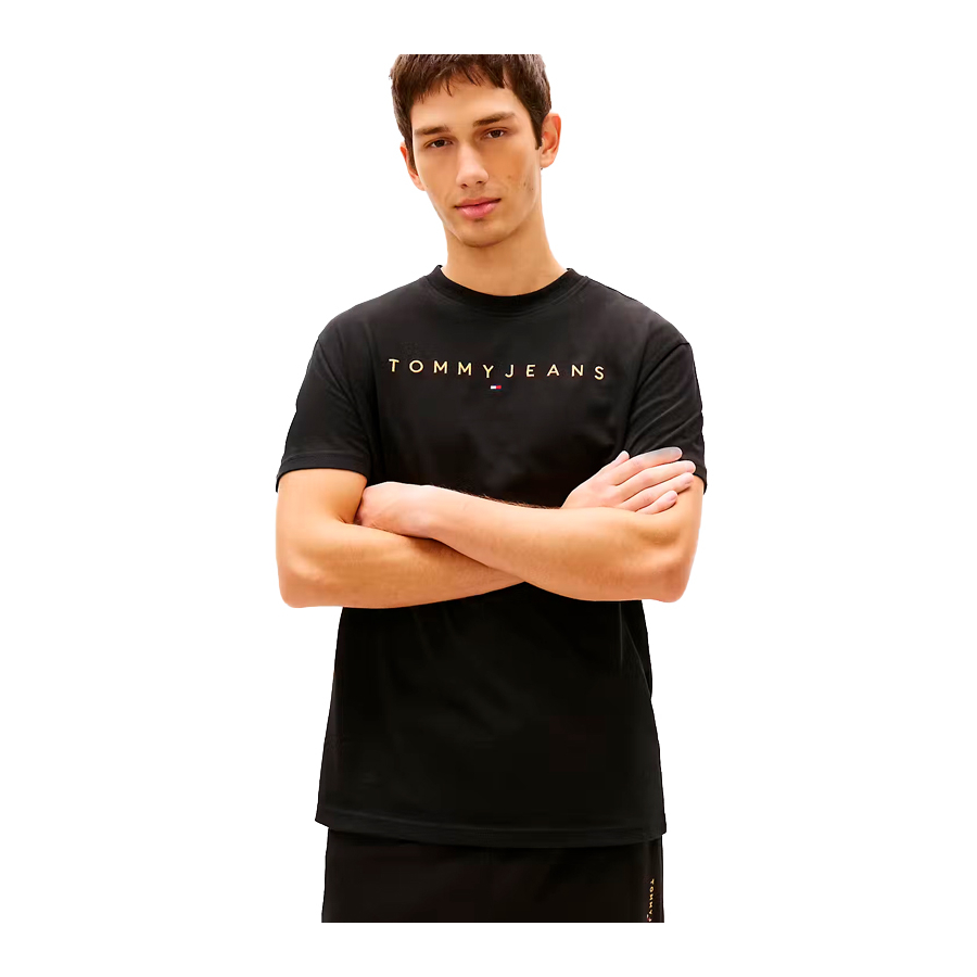 knit-t-shirt-with-embroidered-linear-logo