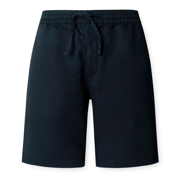 Pepe Jeans Pantalons Bleu marine - Bermuda en lin coupe dcontracte - 30 - Ref 52 €