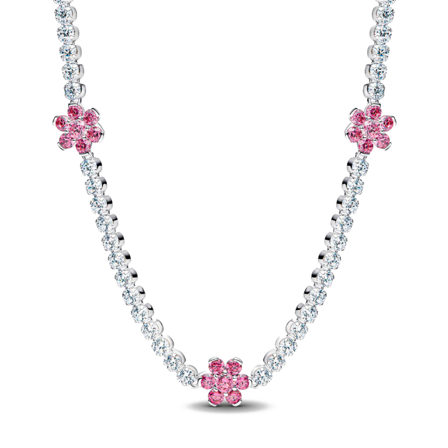 collier-de-tennis-a-fleur-rose-394561c01 collier-de-tennis-a-fleur-rose-394561c01