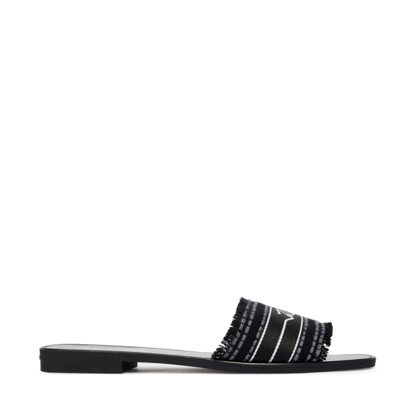 Karl Lagerfeld Sandales enfiler Skoot III Border - 38 Noir- Ref 99 €