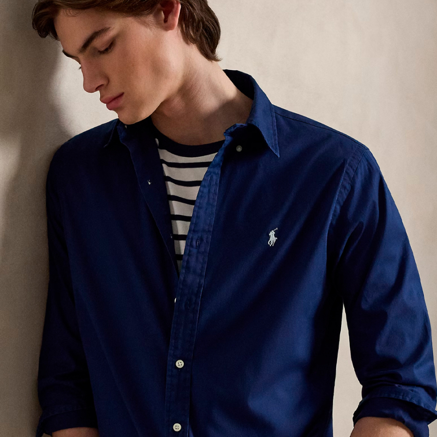 chemise-en-serge-leger-a-coupe-personnalisee