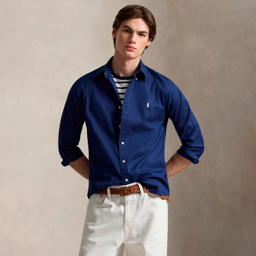 chemise-en-serge-leger-a-coupe-personnalisee
