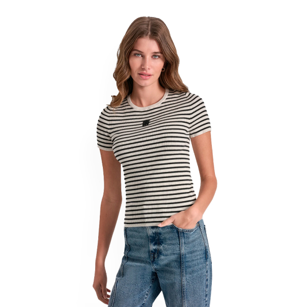 Dkny T-shirts hauts et polos Multicolore - T-SHIRT RAY COL ROND - M - Ref 44 €