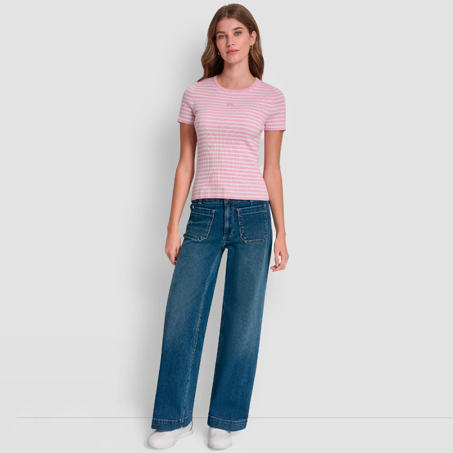 t-shirt-a-righe-con-scollo-rotondo