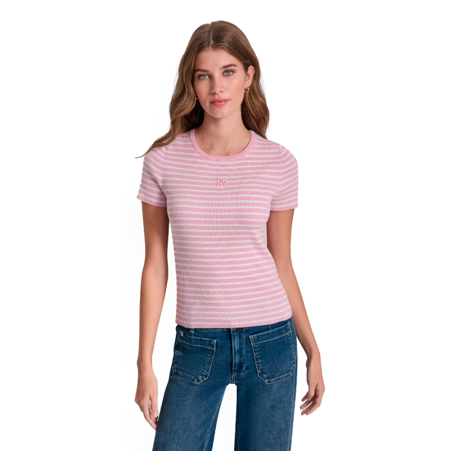 t-shirt-raye-a-col-rond