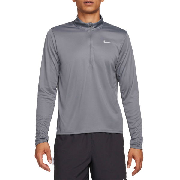 Nike Vestes en maille et pulls Gris - Maillot Pacer Dri-Fit demi-tour - XXL - Ref 44 €