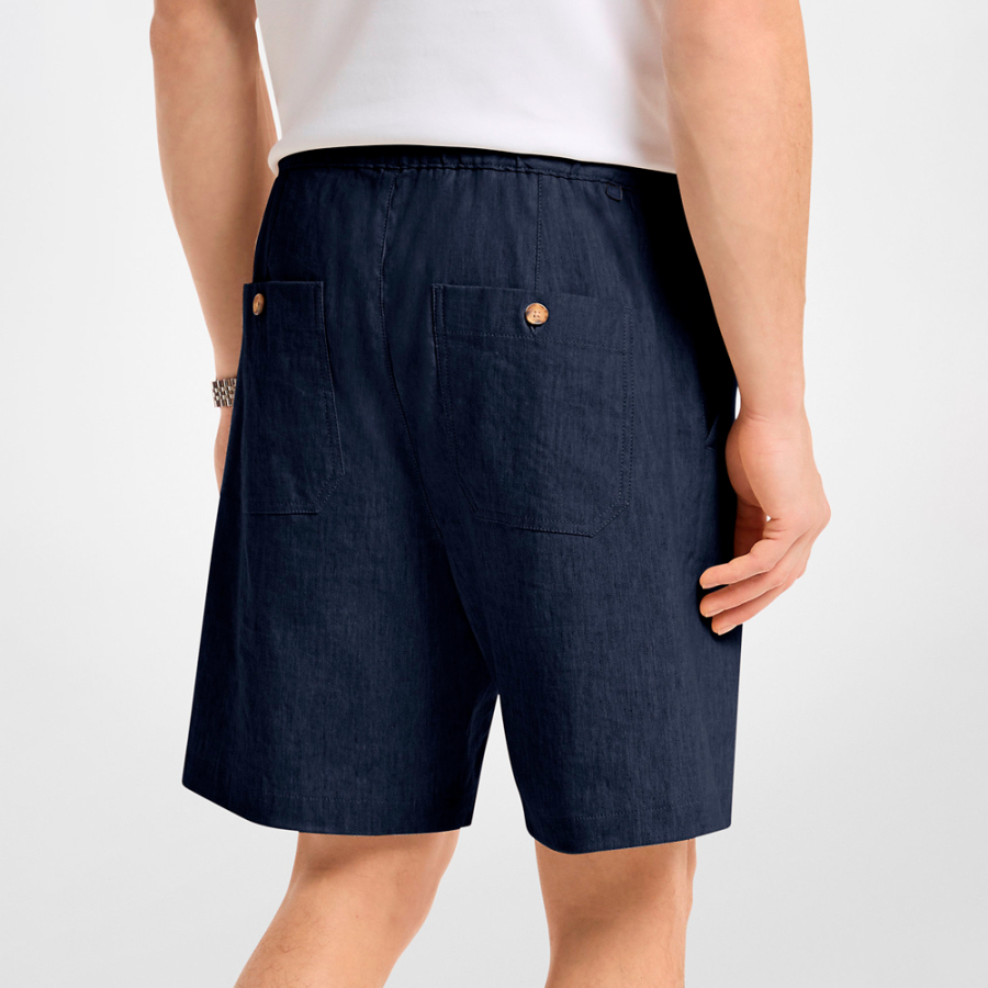 short-en-lin-melange