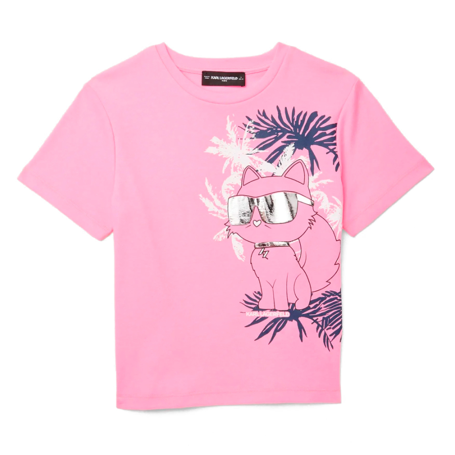 ikon-choupette-t-shirt-with-palm-tree-print-kids