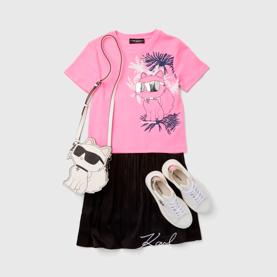 ikon-choupette-t-shirt-with-palm-tree-print-kids