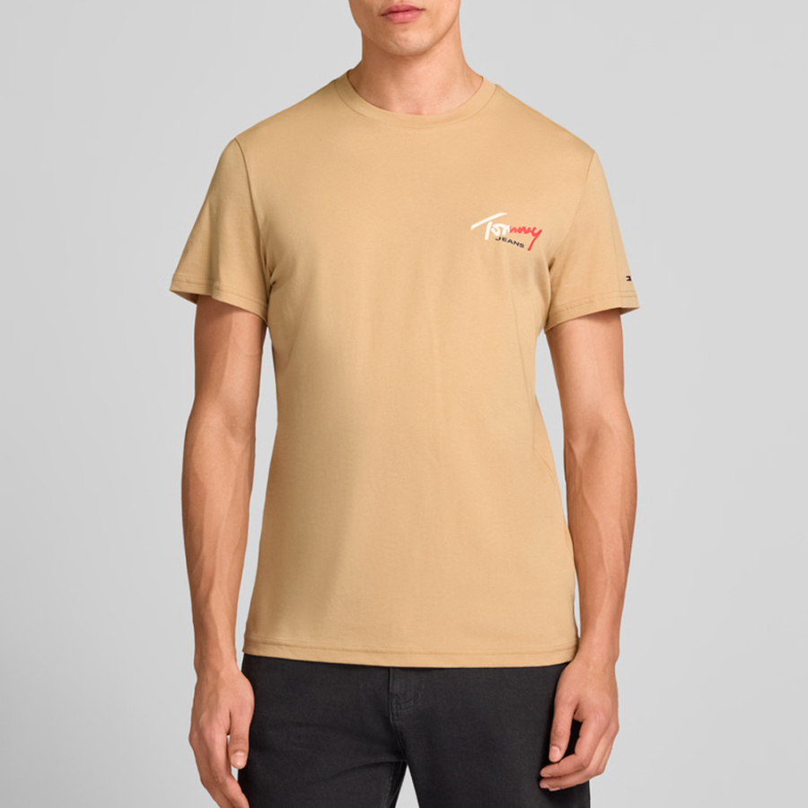 camiseta-slim-de-punto-con-logo