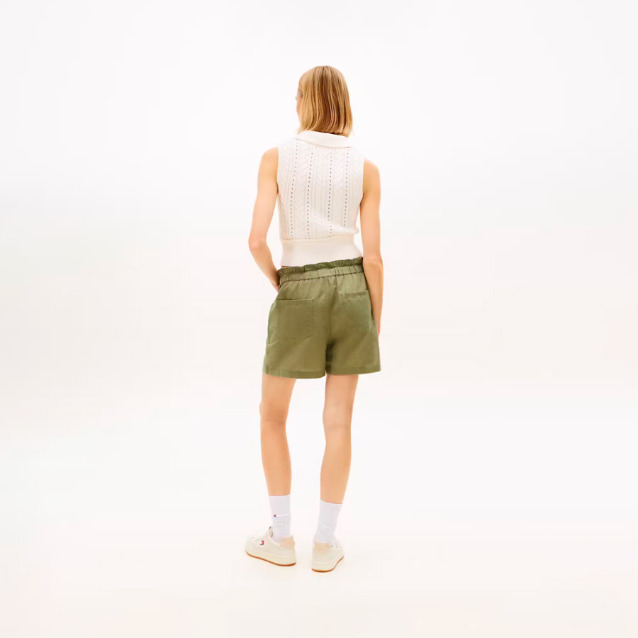 shorts-mit-funf-taschen-aus-leinenmischung