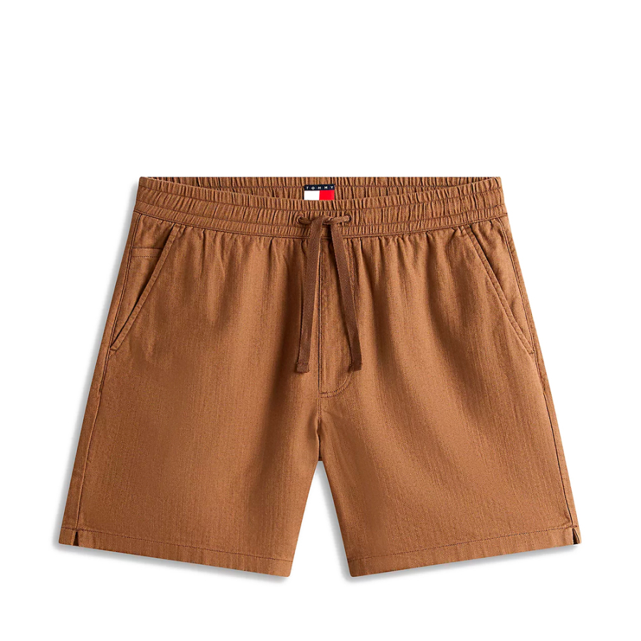 weit-geschnittene-leinenshorts-mit-logo