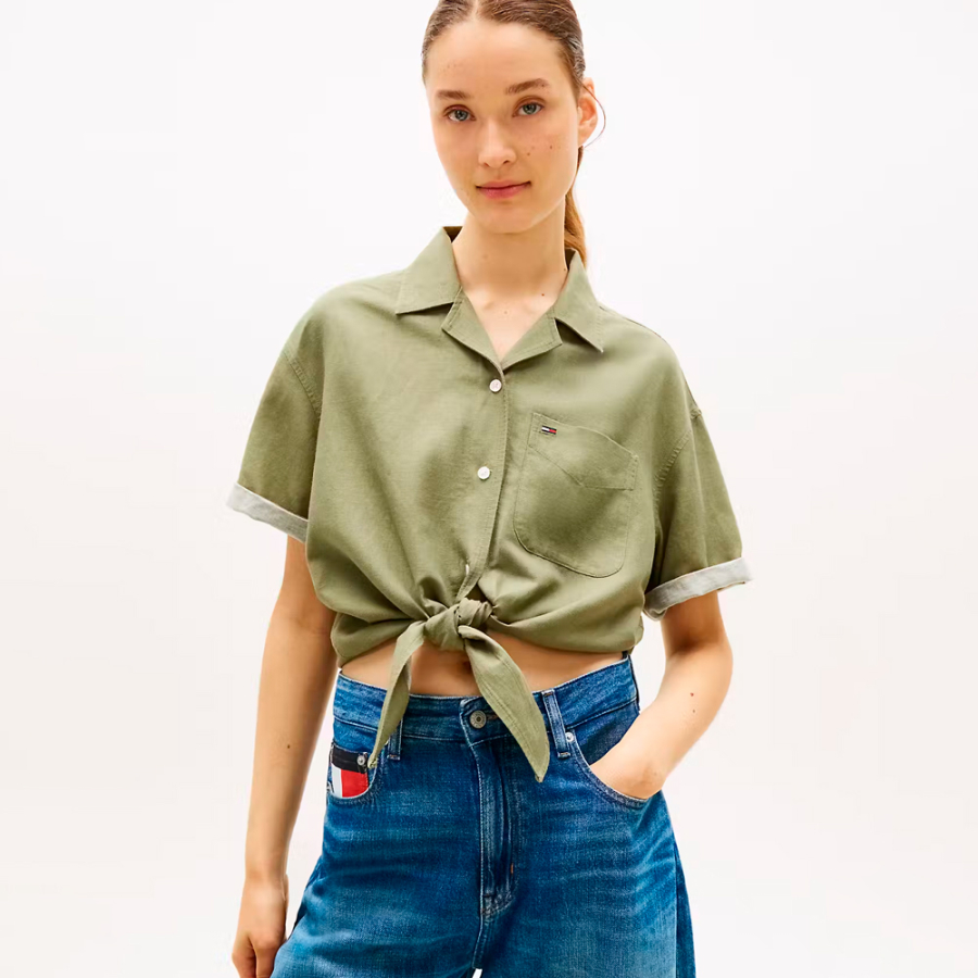 locker-sitzendes-hemd-aus-leinenmischgewebe