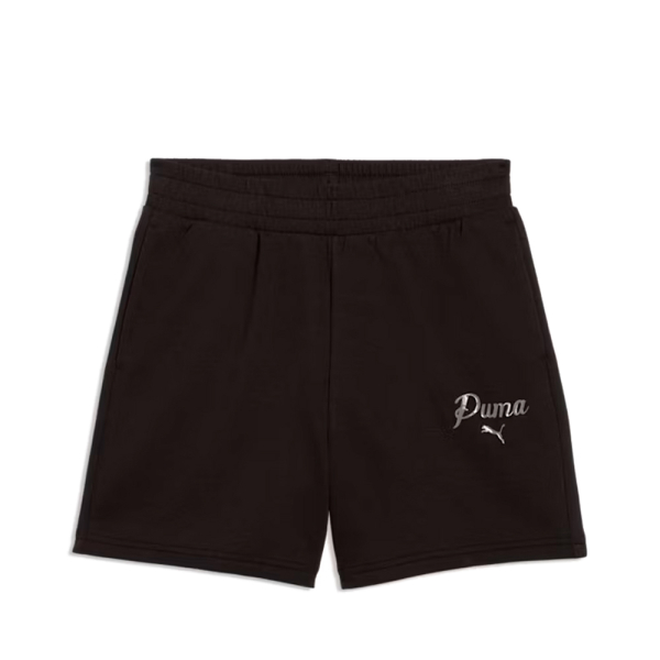 Puma Pantalons Noir - Short taille haute Essentials Script 5 - XS - Ref 30 €
