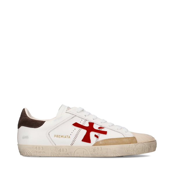 Premiata Baskets Steven - 40 Blanc- Ref 198 €