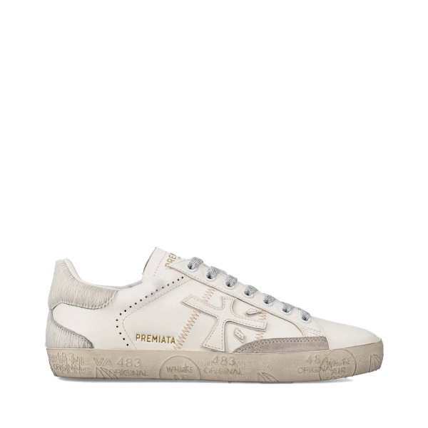 Premiata Baskets Stevend - 41 Blanc- Ref 198 €