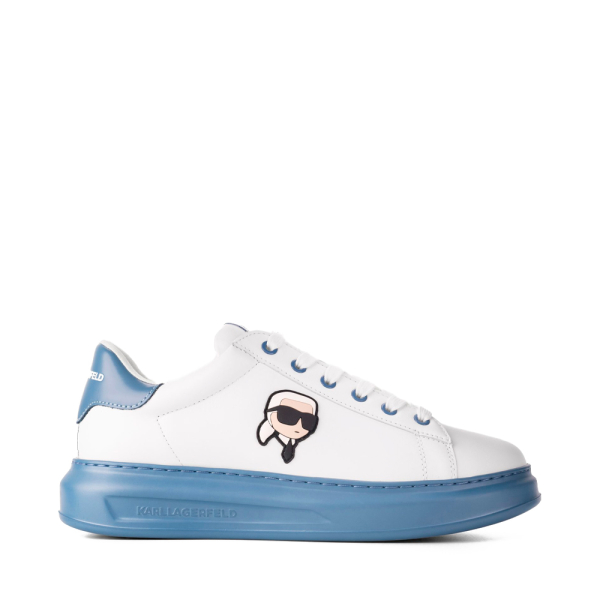 Karl Lagerfeld Baskets mtalliques Kapri - 45 Blanc Bleu- Ref 193 €