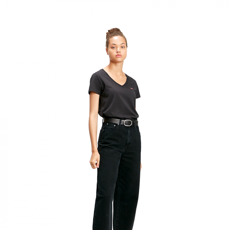 T-Shirt Levis Perfect Vneck Caviar T-Shirt Levis Perfect Vneck Caviar