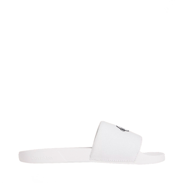 Calvin Klein Tongs en toile profiles avec logo - 40 Blanc- Ref 28 €
