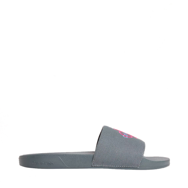 Calvin Klein Tongs en toile profiles avec logo - 37 Bleu marine- Ref 28 €
