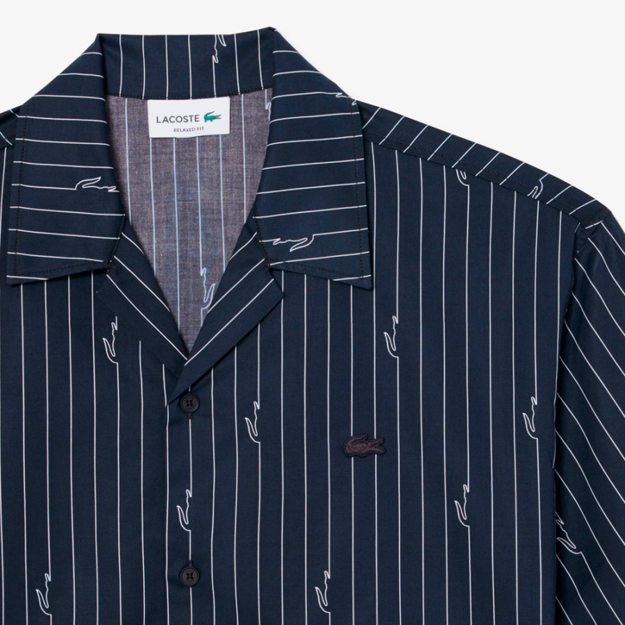 camisa-de-corte-holgado-de-sarga-estampada
