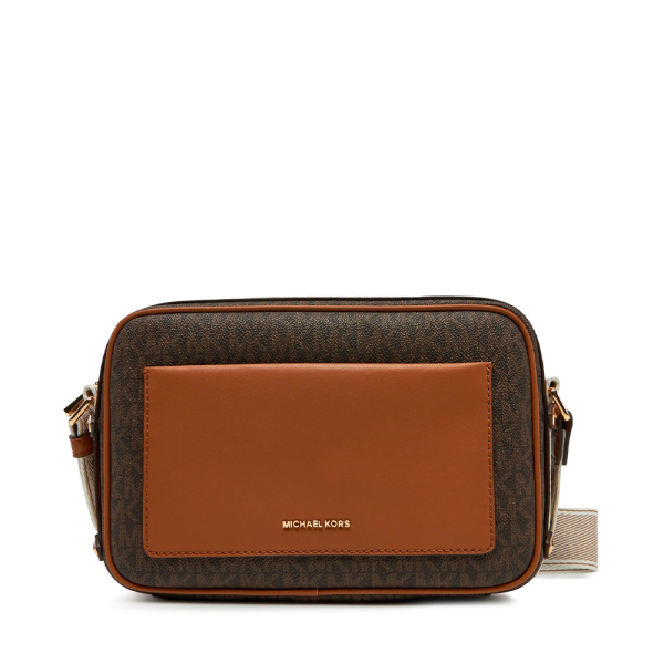 Michael Kors Grand sac bandoulire Maeve avec logo exclusif - U Brun- Ref 169 €
