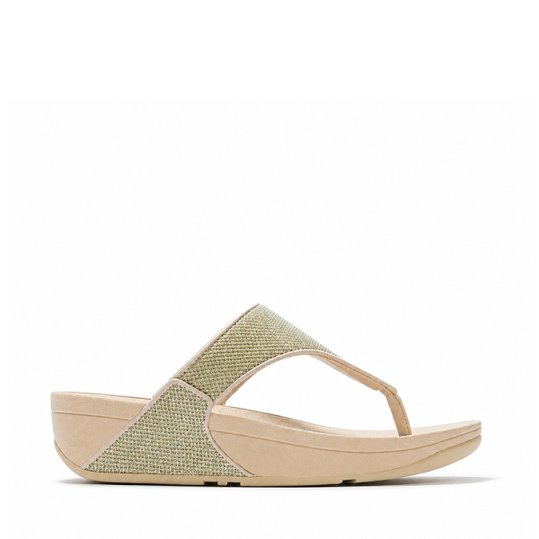 Fitflop Sandales entre-doigts LULU Shimmerglitz - 37 Crme- Ref 56 €