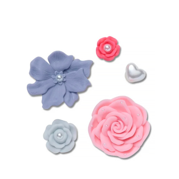 Crocs LOT DE 5 ACCESSOIRES FLEURS BOHME - U Multicolore- Ref 16 €