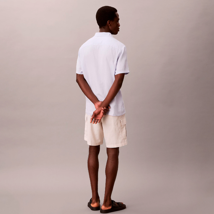 linen-and-cotton-cargo-shorts