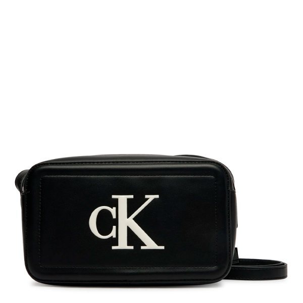 Calvin Klein Sac messager style appareil photo avec monogramme distinctif - U Noir- Ref 56 €