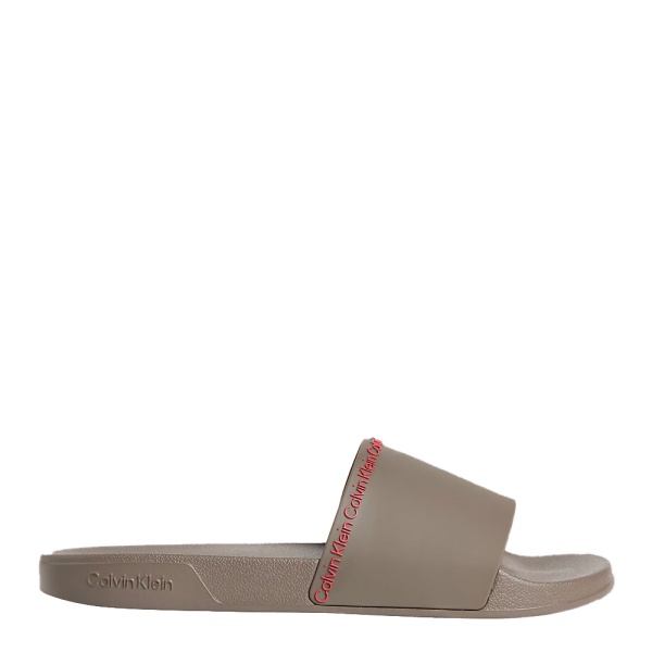 Calvin Klein Tongs logo profil - 45 Gris- Ref 35 €