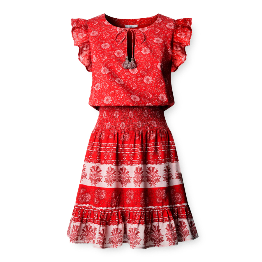 kurzes-kleid-mit-blumenmuster kurzes-kleid-mit-blumenmuster