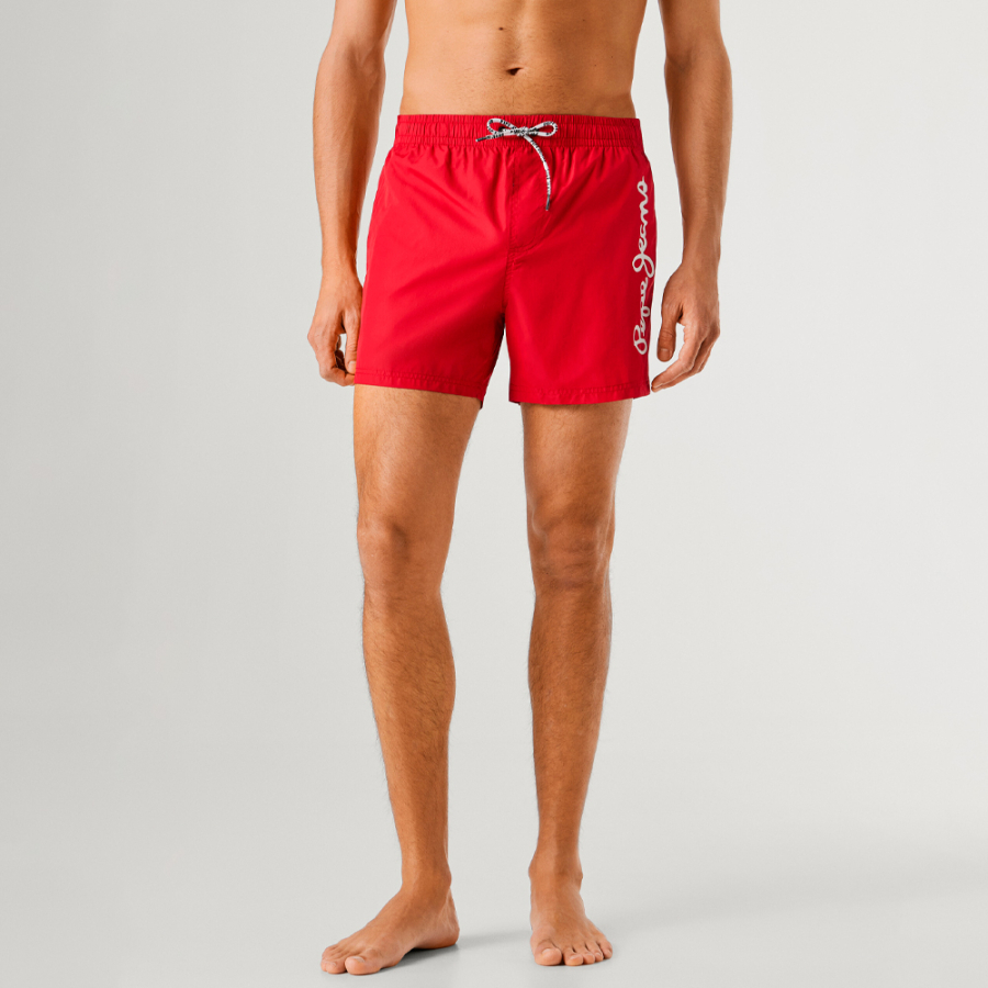 short-de-bain-bermuda-avec-logo-imprime short-de-bain-bermuda-avec-logo-imprime