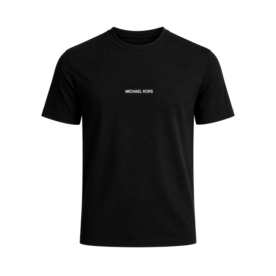 einfarbiges-baumwoll-t-shirt-mit-grafiklogo einfarbiges-baumwoll-t-shirt-mit-grafiklogo