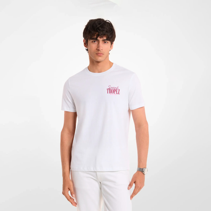 saint-tropez-t-shirt-in-plain-cotton-knit