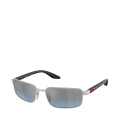 1BC11A-SILVER/BLUE MIRROR SILVER GRADIENT