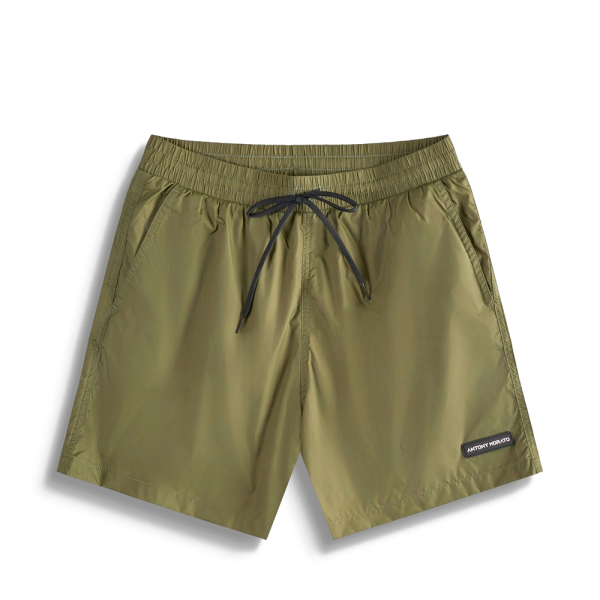 Antony Morato Vtements de bain Vert - Maillot de bain coupe classique avec patch en caoutchouc - XL - Ref 35 €
