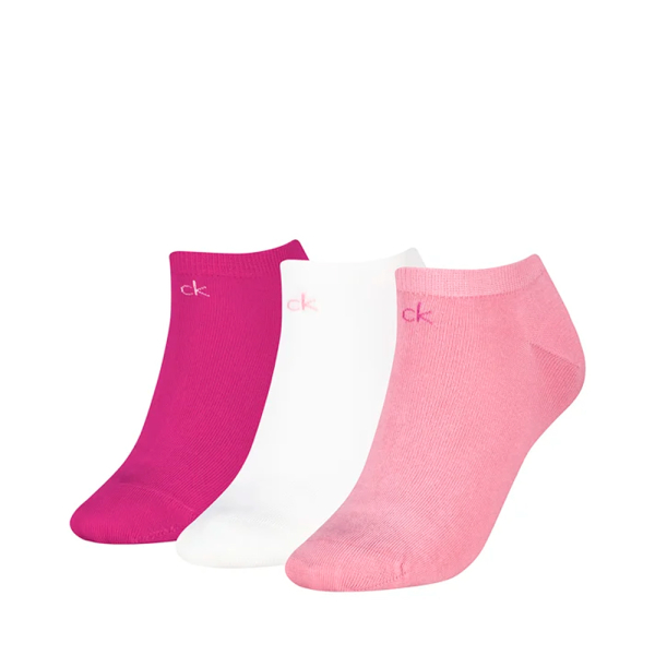 Calvin Klein Calcetines Rose - Lot de 3 paires de chaussettes courtes - 3942 - Ref 10 €