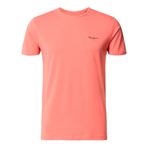 Pepe Jeans T-shirts Orange - T-SHIRT 3N BASIQUE ORIGINAL - M - Ref 23 €