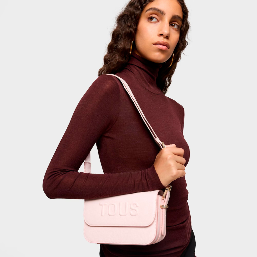bolsa-de-ombro-pequena-tous-brenda-rosa-claro bolsa-de-ombro-pequena-tous-brenda-rosa-claro