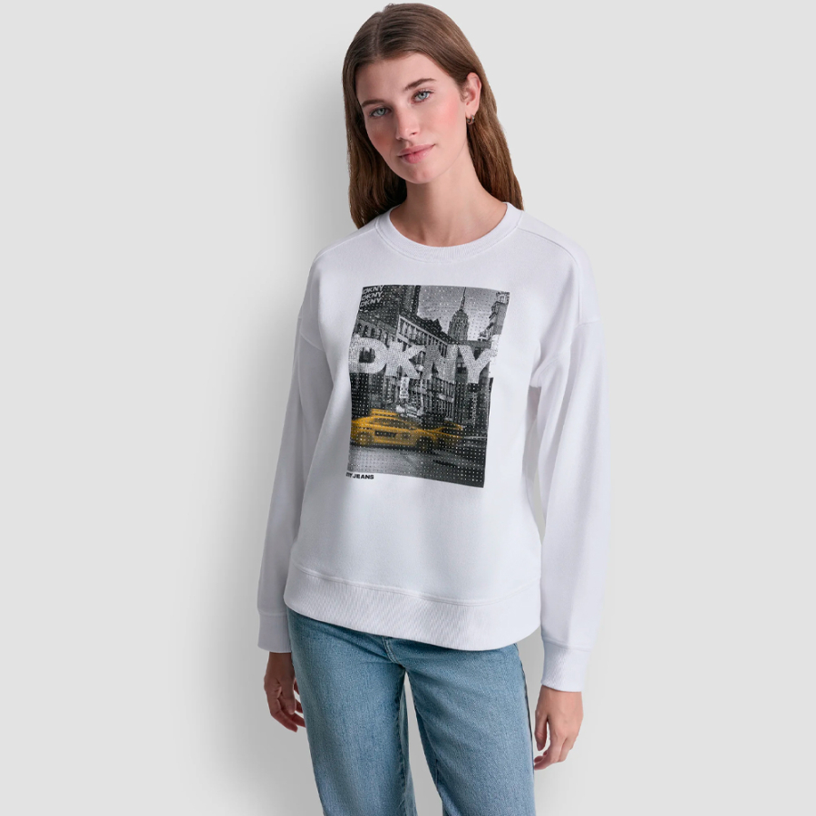 rhinestone-taxi-logo-sweatshirt rhinestone-taxi-logo-sweatshirt