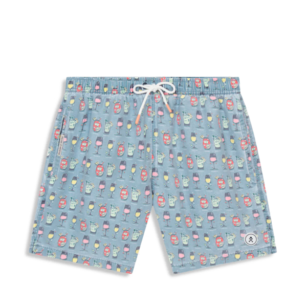 Harper Neyer Vtements de bain Bleu - Maillot de bain imprim cocktail - XL - Ref 41 €
