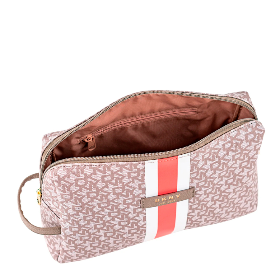 dkny-neceser-6360030-01-vintage-signature-stripe-coral dkny-neceser-6360030-01-vintage-signature-stripe-coral
