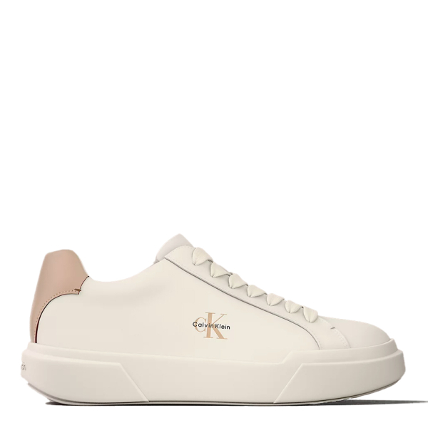 Calvin Klein Baskets en cuir avec logo distinctif - 45 Blanc- Ref 117 €